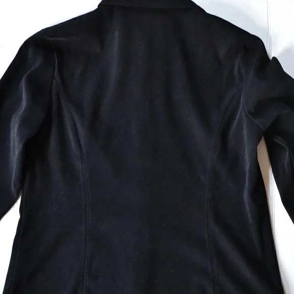 Vtg Faux Suede  Button Up - Picture 4 of 9